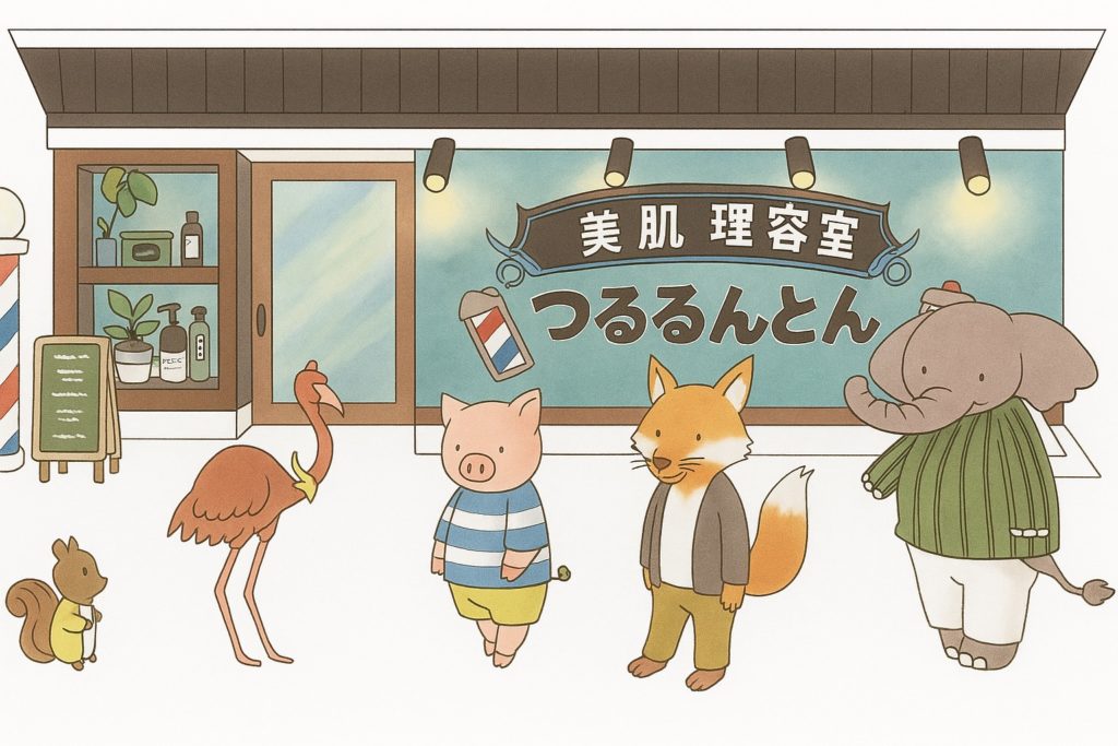 第1話 ヒゲ脱毛〜つる君とるんちゃんにまかせて!!!〜の挿絵